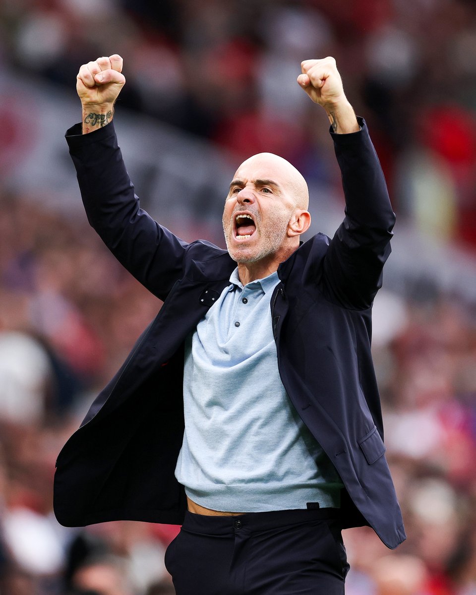 brfootball's tweet photo. Enzo Maresca was fired up after his first Manchester derby win 😤 https://t.co/RJWHOpKyfQ