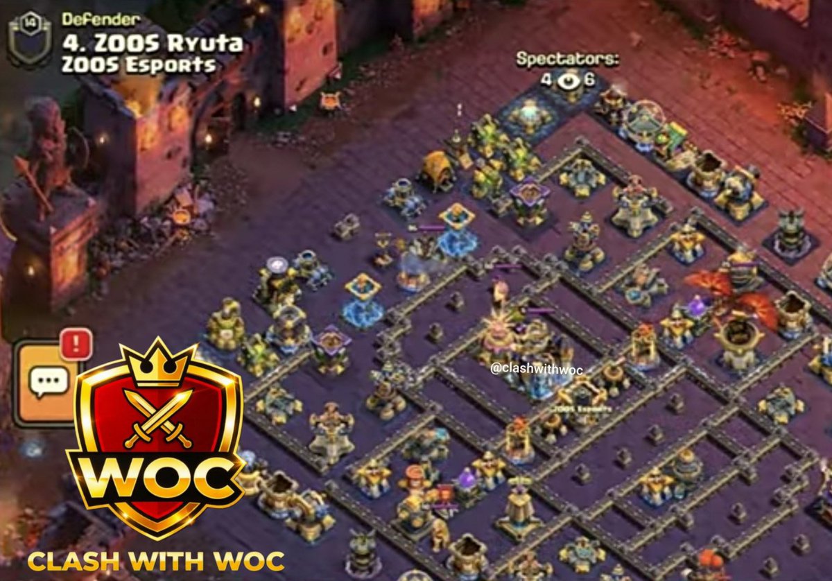 WOCxMeow's tweet photo. ZOOS Ryuta
War Base

Base Link:-👇🏻
https://t.co/hsQr0BK71a

#clashofclans https://t.co/bK0aFhojGR