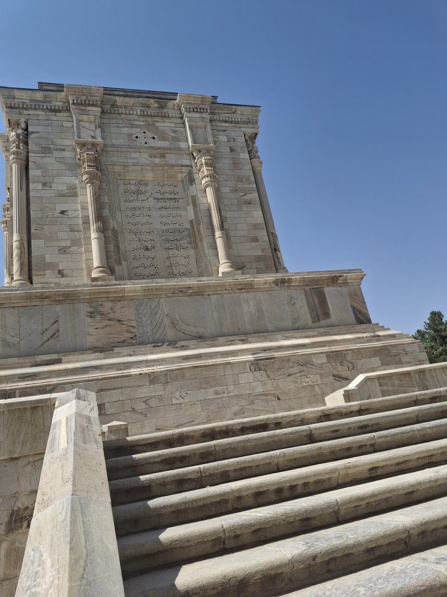 Sayda49oz's tweet photo. Ferdowsi Tomb , Iran , Tous 
Ferdowsi is one of the greatest Iranian poets،a man who spent thirty years composing his most magnificent verses, the most famous of which is the following couplet:
چو ایران مباشد تن من مباد 
بدین بوم و بر زنده یک تن مباد https://t.co/a2eGretadj