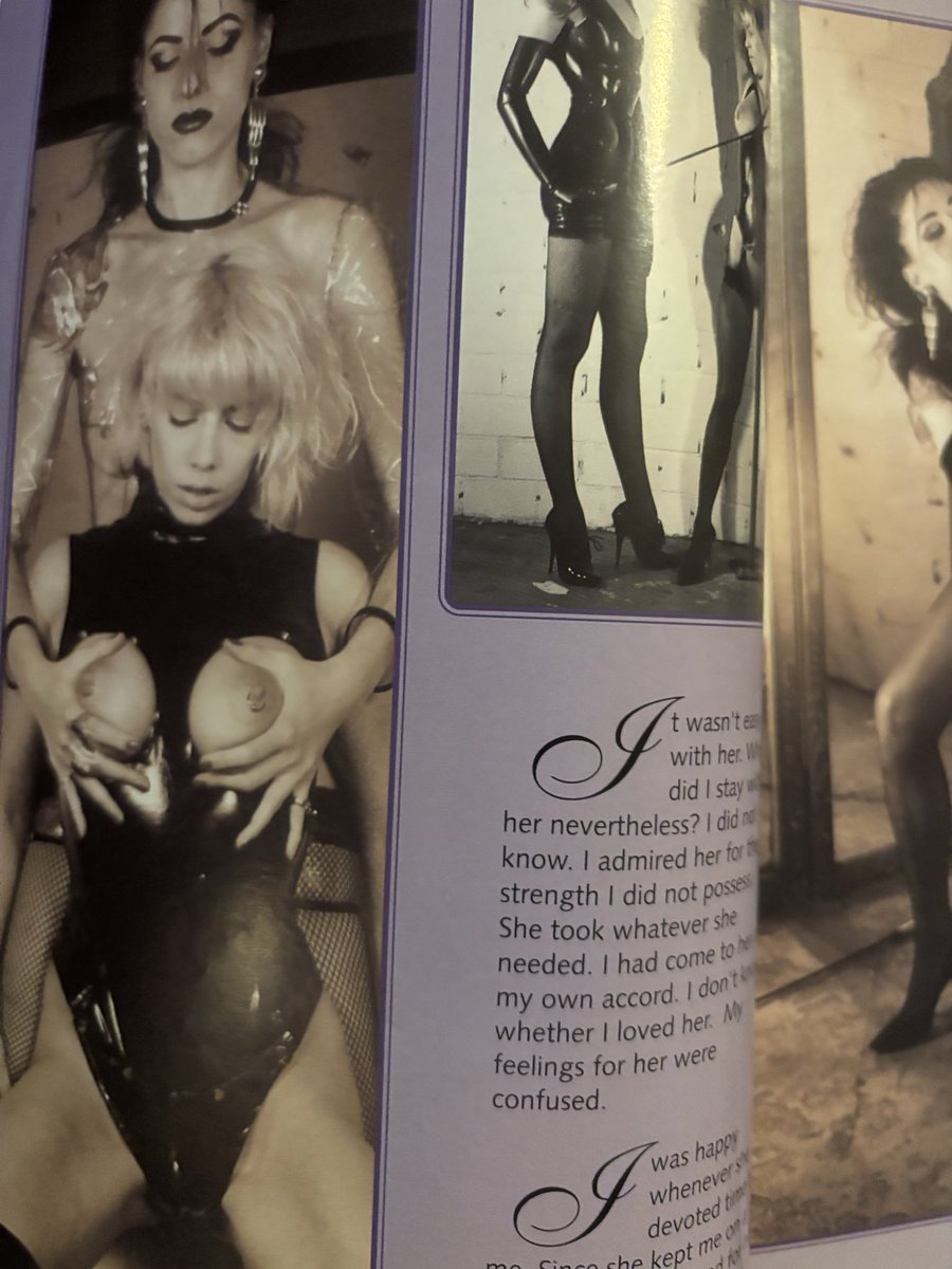 missandrist666's tweet photo. from an old fetish magazine i forgot the name of https://t.co/kQSsdmIDxb
