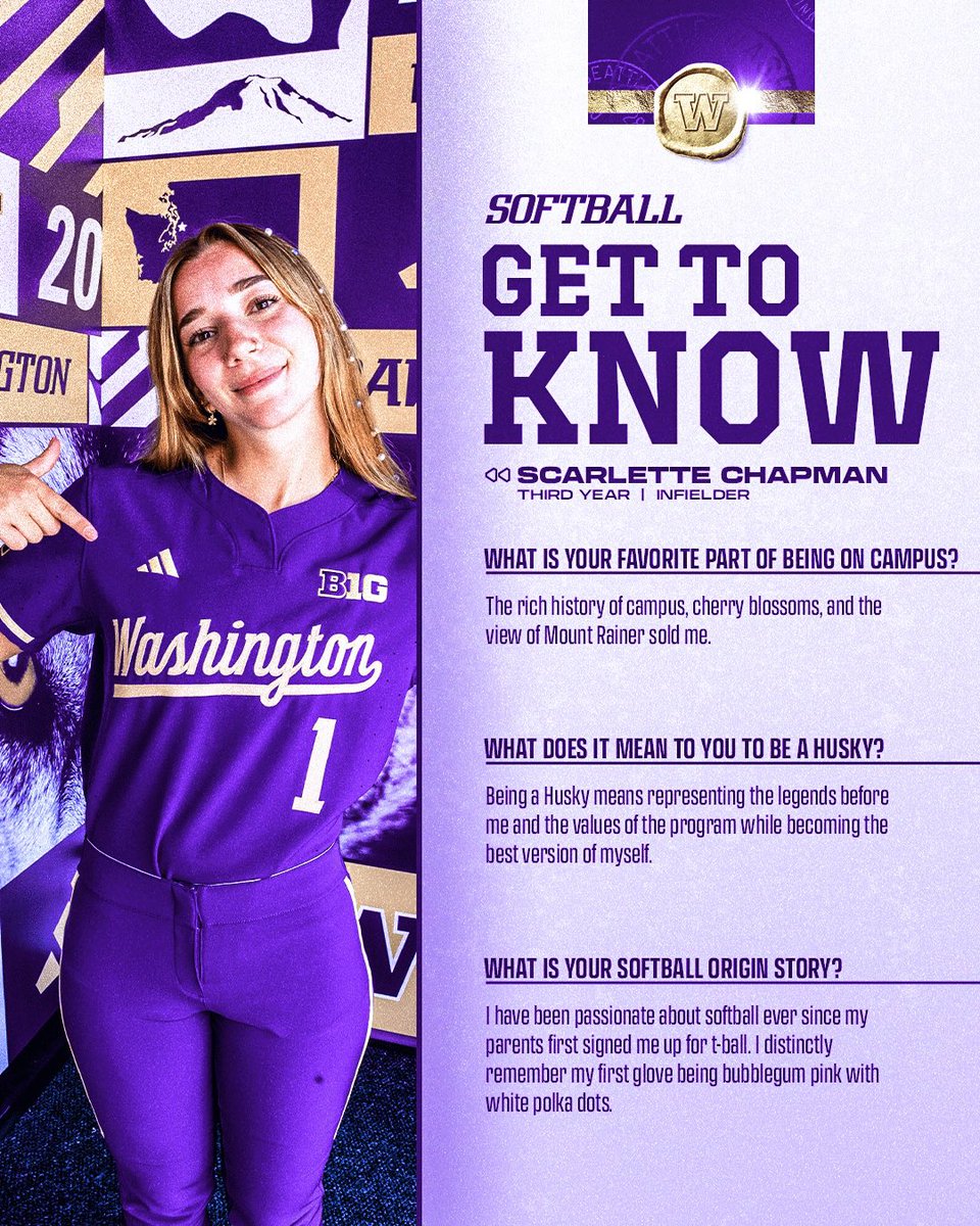 UWSoftball's tweet photo. From Everett to Seattle, we’re so excited to have Scarlette in the fold 🫶 https://t.co/GuthIpZsee