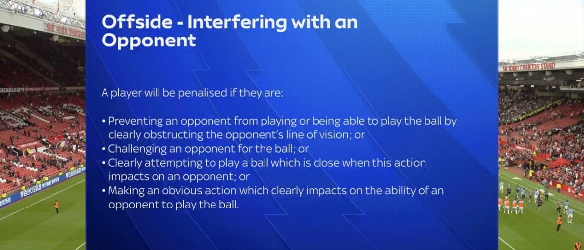 Rory_Talks_Ball's tweet photo. The on field decision was offside as well

So VAR has supposedly deemed it clear and obvious that Enzo Fernandez diving across Martinez didn’t tick a single one of these, when it clearly ticked all 4 

They definitely want Arsenal to win the league don’t they! 🤣 https://t.co/aQpjZOBXAz