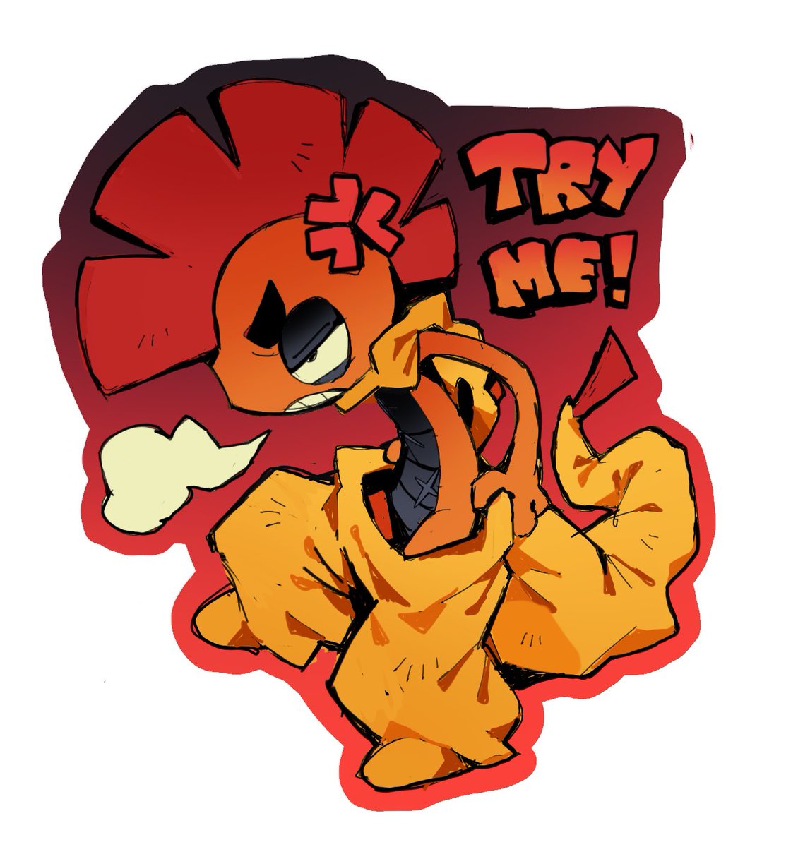 ribbonhorse's tweet photo. Scrafty sticker idea thing #pokemon #pokemonfanart https://t.co/pMokFU0juG