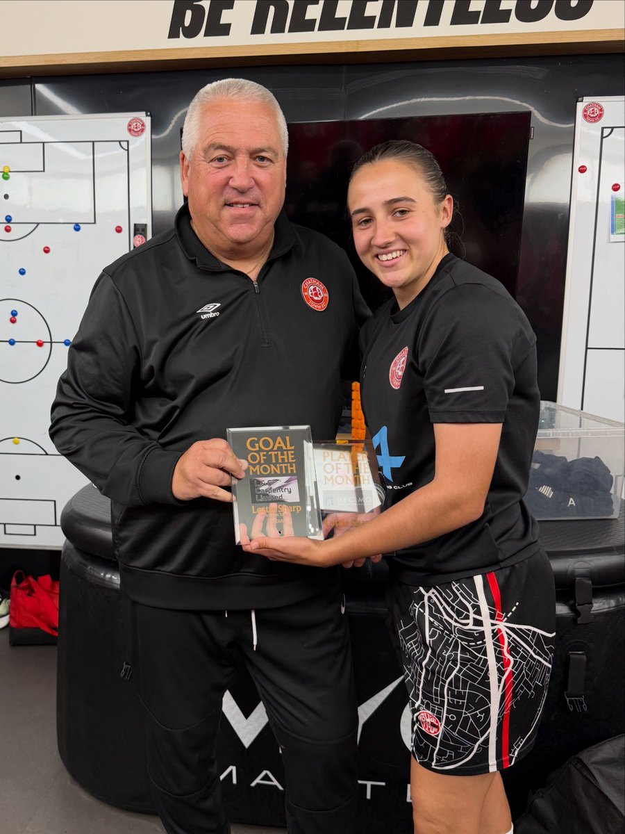 ChathamTownWFC's tweet photo. π DOUBLE WINNER! π
Congratulations to Lottie Sharp, who has been named our August Goal of the Month sponsored by L&S Carpentry limited winner and Supportersβ Player of the Month sponsored by Decimo Project Engineering!
Well deserved, Lottie! β
#UpTheChats #InThisTogether https://t.co/NLprsLfHli