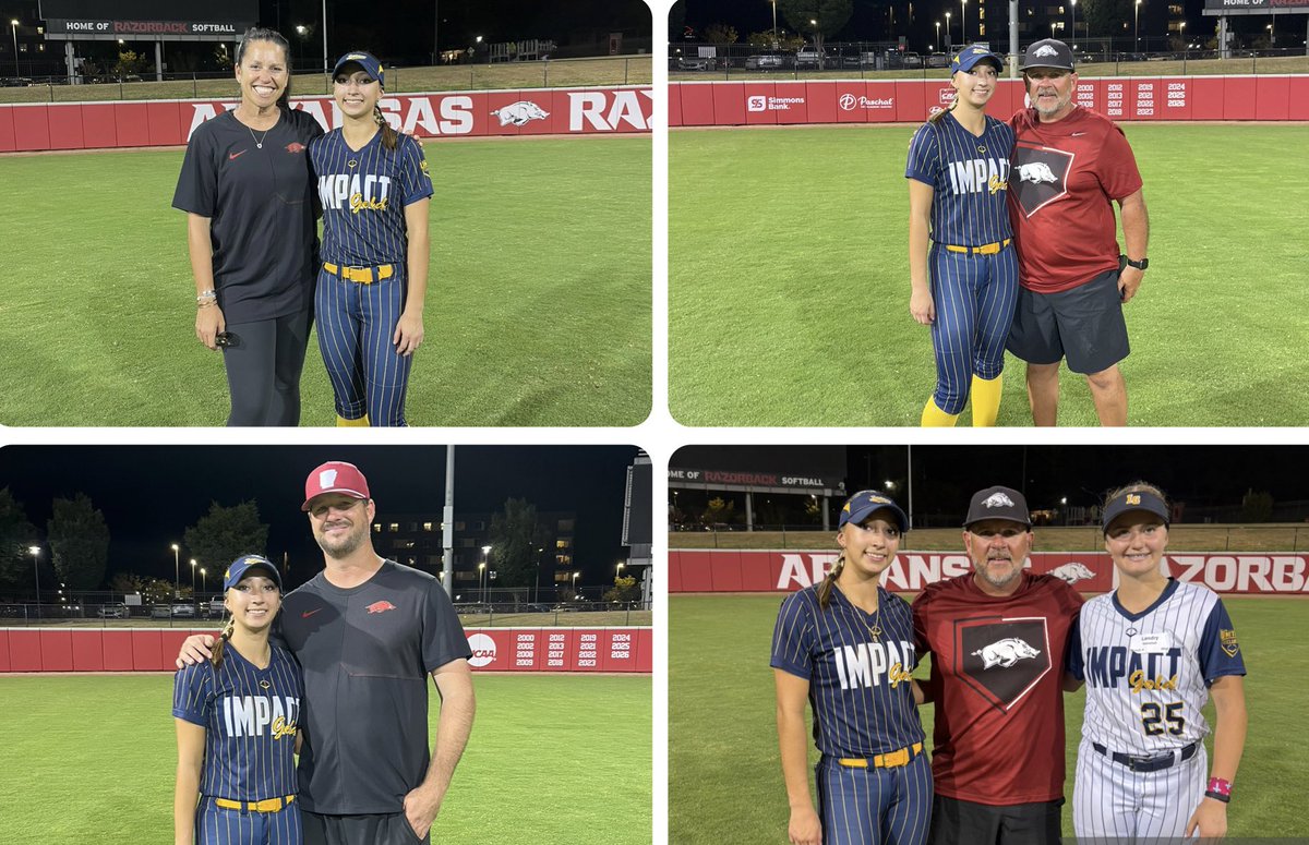 AvaPena2029's tweet photo. Coach @MattMeuchel @CoachDeifel @JustinShults33 @PRSTAGGS thank you for the positive feedback,time &amp; energy put into the camp ❤️🤍 

Let’s go @vooletich_2030 glad to share the field with you!

@ImpactGoldOrg @coachjrtorres @CallahanCandain @RazorbackSB https://t.co/uBRwyHlcNw