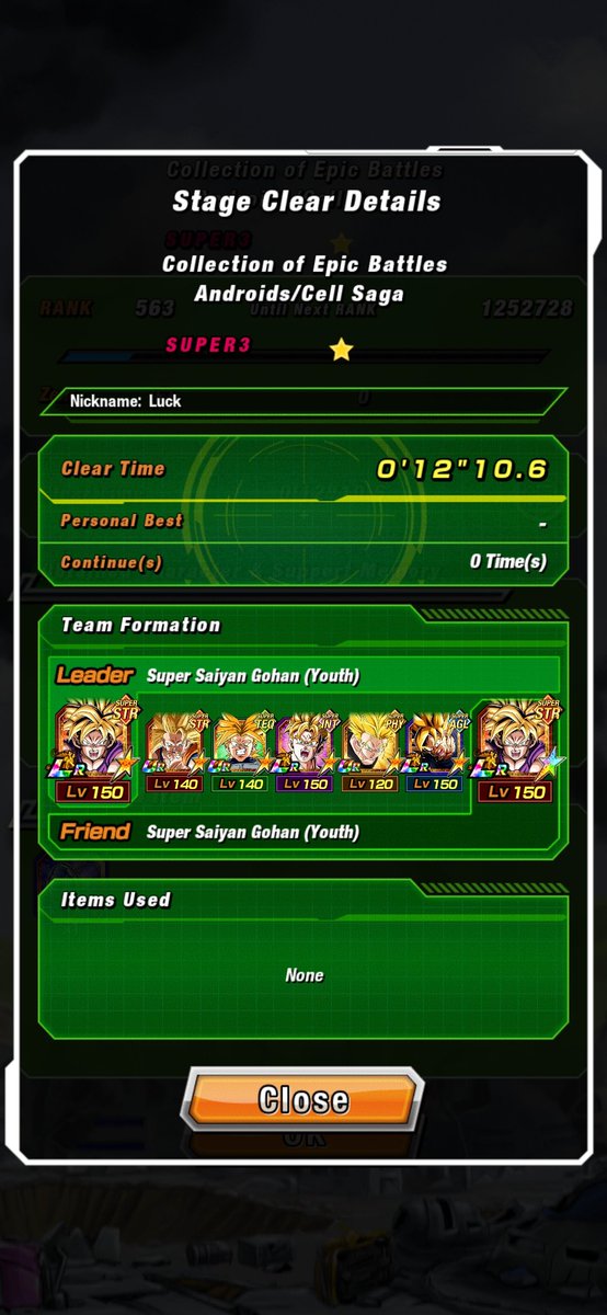 1soLuck's tweet photo. Beat the new trunks fight with relative ease, pretty fun fight ngl https://t.co/BwmMbV4Dw3