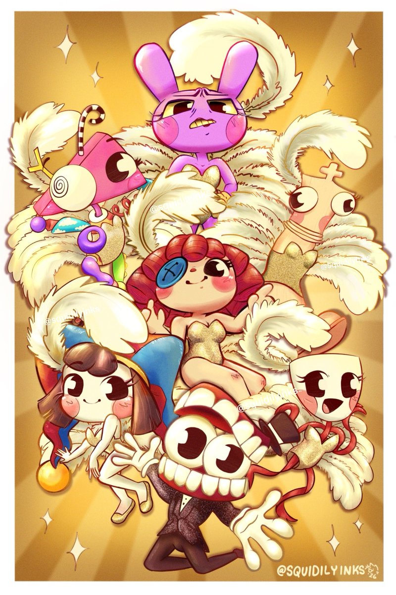 squidilyinks's tweet photo. "NOW LOOK AT THIS!"
Finally, the big reveal. 💖✨️ 
.
.
#TADC #theamazingdigitalcircus #tadcart #fanart #smallartist https://t.co/ZYwrrn407r