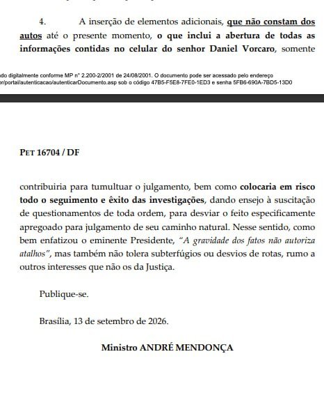 crisdemarchii's tweet photo. URGENTE : MENDONÇA ALEGA:
A) DIVERGÊNCIAS E QUEBRA DE PARIDADE DE ARMAS
B) INSERCÃO DE NOVOS DADOS SERIAM SOMENTE PARA TUMULTUAR
C) PEDE ESCLARECIMENTOS DA ENTREGA E AINDA SE OCORREU COACÃO DOS DELEGADOS
🔥 https://t.co/wF44CXWur3