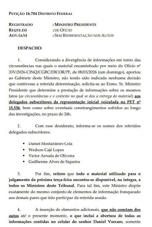 crisdemarchii's tweet photo. URGENTE : MENDONÇA ALEGA:
A) DIVERGÊNCIAS E QUEBRA DE PARIDADE DE ARMAS
B) INSERCÃO DE NOVOS DADOS SERIAM SOMENTE PARA TUMULTUAR
C) PEDE ESCLARECIMENTOS DA ENTREGA E AINDA SE OCORREU COACÃO DOS DELEGADOS
🔥 https://t.co/wF44CXWur3