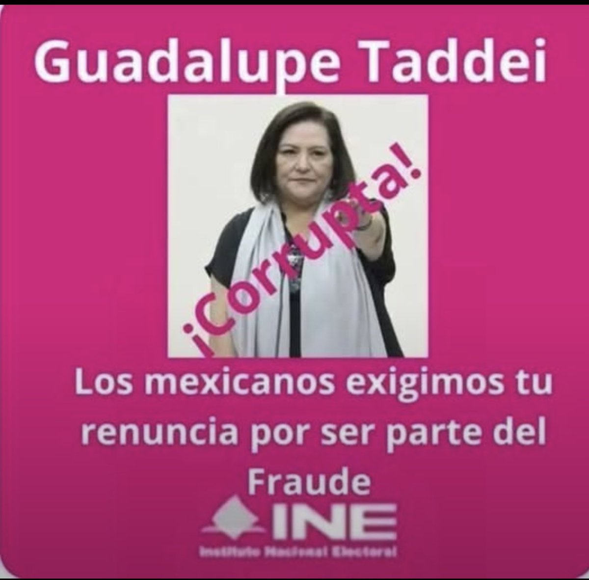NormaCh84253637's tweet photo. @Melissa_Bely #FueraTaddeiDelINE esta maldita corrupta esta destruyendo todo https://t.co/GAEWyeH10Z