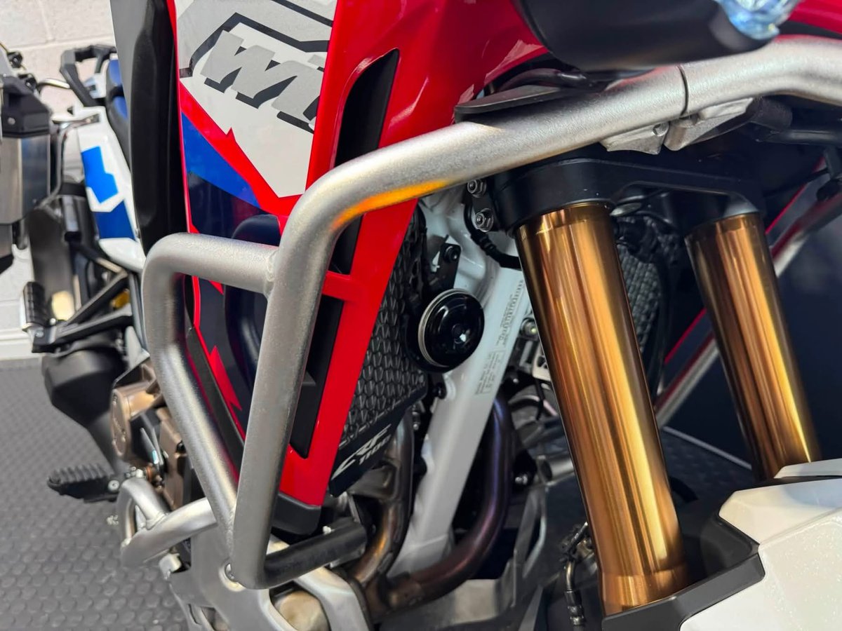 KourtneySlkea's tweet photo. NOW SOLD

2026 Honda CRF1100L Africa Twin Adventure Sports ES DCT, 1, 313 miles, one owner, first service completed and remaining 6-year warranty. Loaded with DCT, semi-active suspension, panniers, spot lamps, tank bag and more. https://t.co/yinpxsht5E