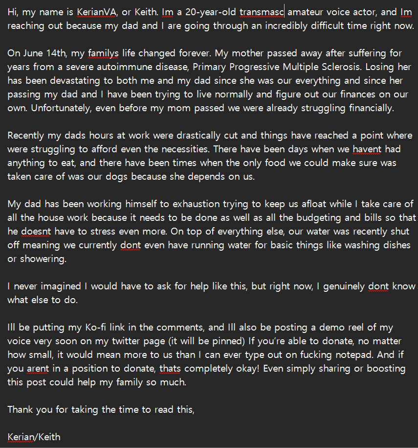 KerianVA's tweet photo. ‼️PLEASE READ AND BOOST‼️ https://t.co/F8nyju0zLn