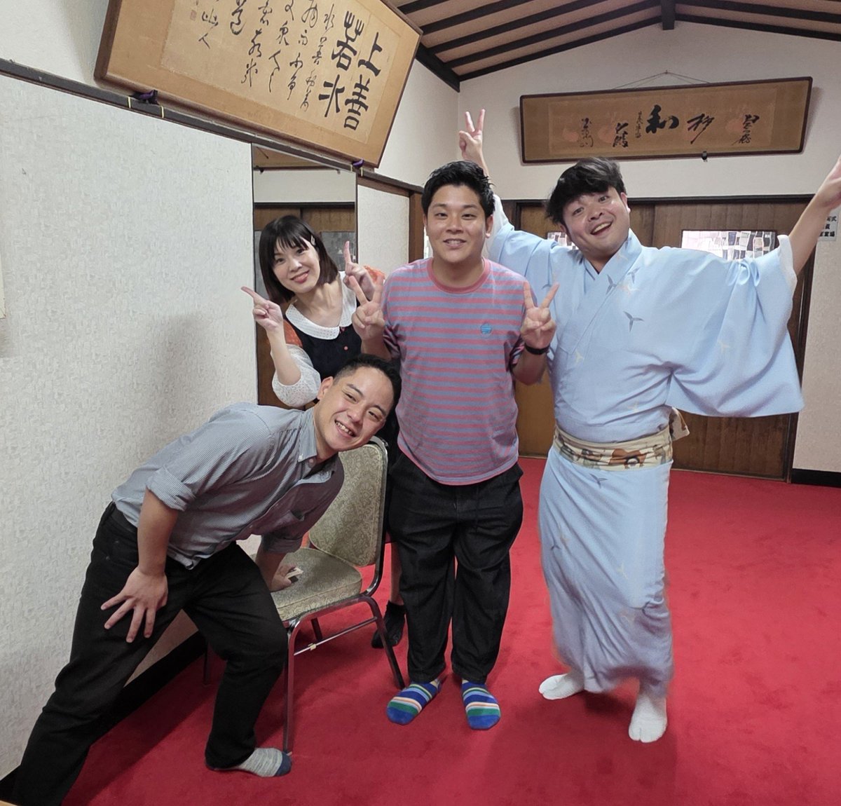 takatakaemma's tweet photo. 「落語サーカスvol.23」
弥壱さんのそれは言うたらあかんやん、なマクラから。
仲良しならでは。
今回も楽しかった！ https://t.co/G6fbWT9IAj