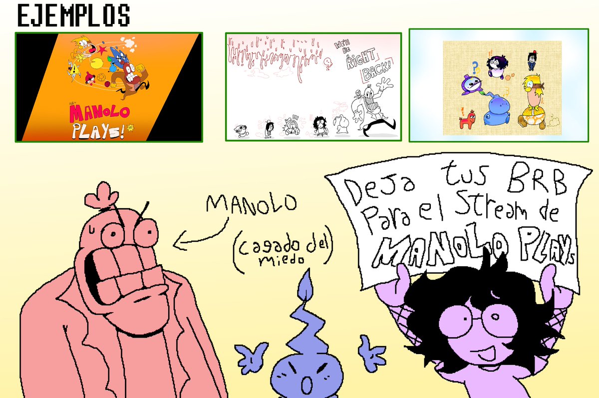 BenV1309's tweet photo. @Plizzanetsoid hara otro stream de Manolo Plays para el mes del terror así que si quieren pueden dejarnos sus pantallas de BRB para usarlos en el stream!! https://t.co/ETDEBRLZxH