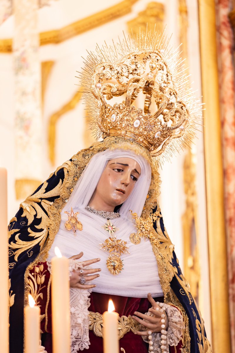 DoloresSanJuan's tweet photo. ❤️🗡️ 2º día de Triduo a Nuestra Señora de los Dolores.

🕗 A las 20.15 horas, rezo del Santo Rosario, ejercicio del Triduo, Santa Misa y canto del Salve Regina. Oficia D. Juan Carlos Millán Guerrero.

#cofradíasMLG https://t.co/g80AUpUOsq
