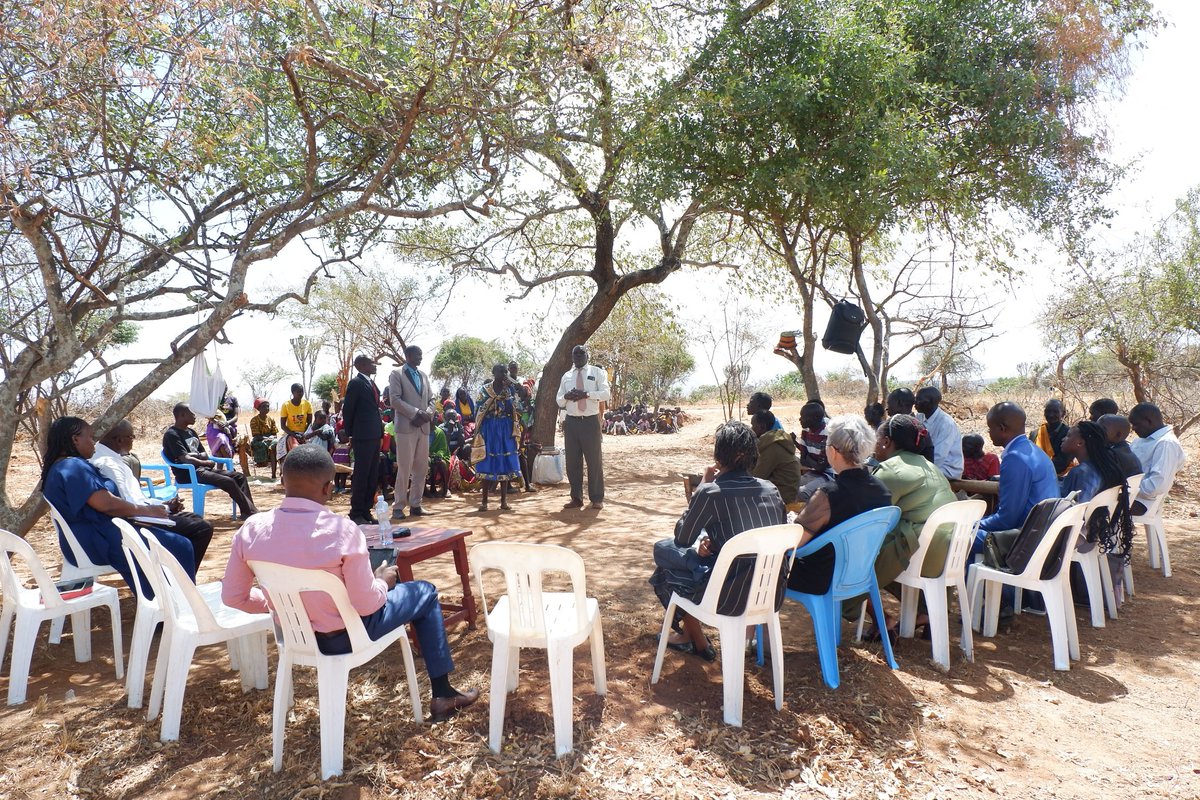 KinuaFoundation's tweet photo. Today in Amudat, the Kinua Foundation team joined the community for prayers as we dedicated land generously donated by Mr. Joseph Aetanyang for the benefit of the community.
We prayed for the land, the vision, and the lives it will touch.
 #Amudat https://t.co/7l9b5xAARA