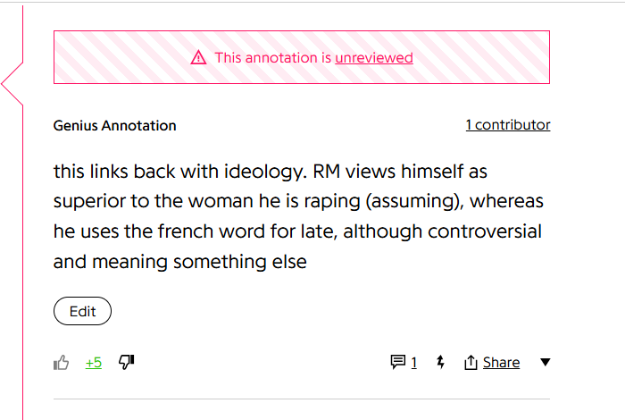 titatetes's tweet photo. weirdo got their friends to downvote me on genius...  ☠️☠️ https://t.co/U57oqSOuvr