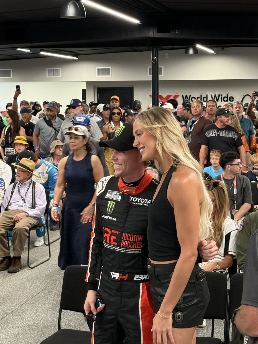 jeff_gluck's tweet photo. Sophie Cunningham is here at today’s NASCAR race. https://t.co/kuaetObNgZ