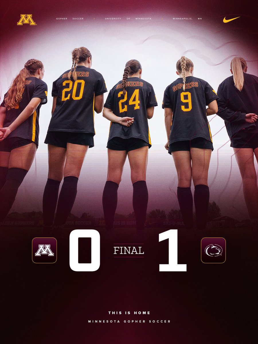 GopherSoccer's tweet photo. Final from Jeffrey Field
#ThisIsHome | #Gophersγ½οΈ https://t.co/06zbd7PJA4