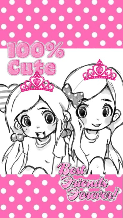 cartoonswirlc's tweet photo. idrew m and @sad0283 bc we r da bests !! 🍭🍦🌈🧁 https://t.co/KV84QglsIW