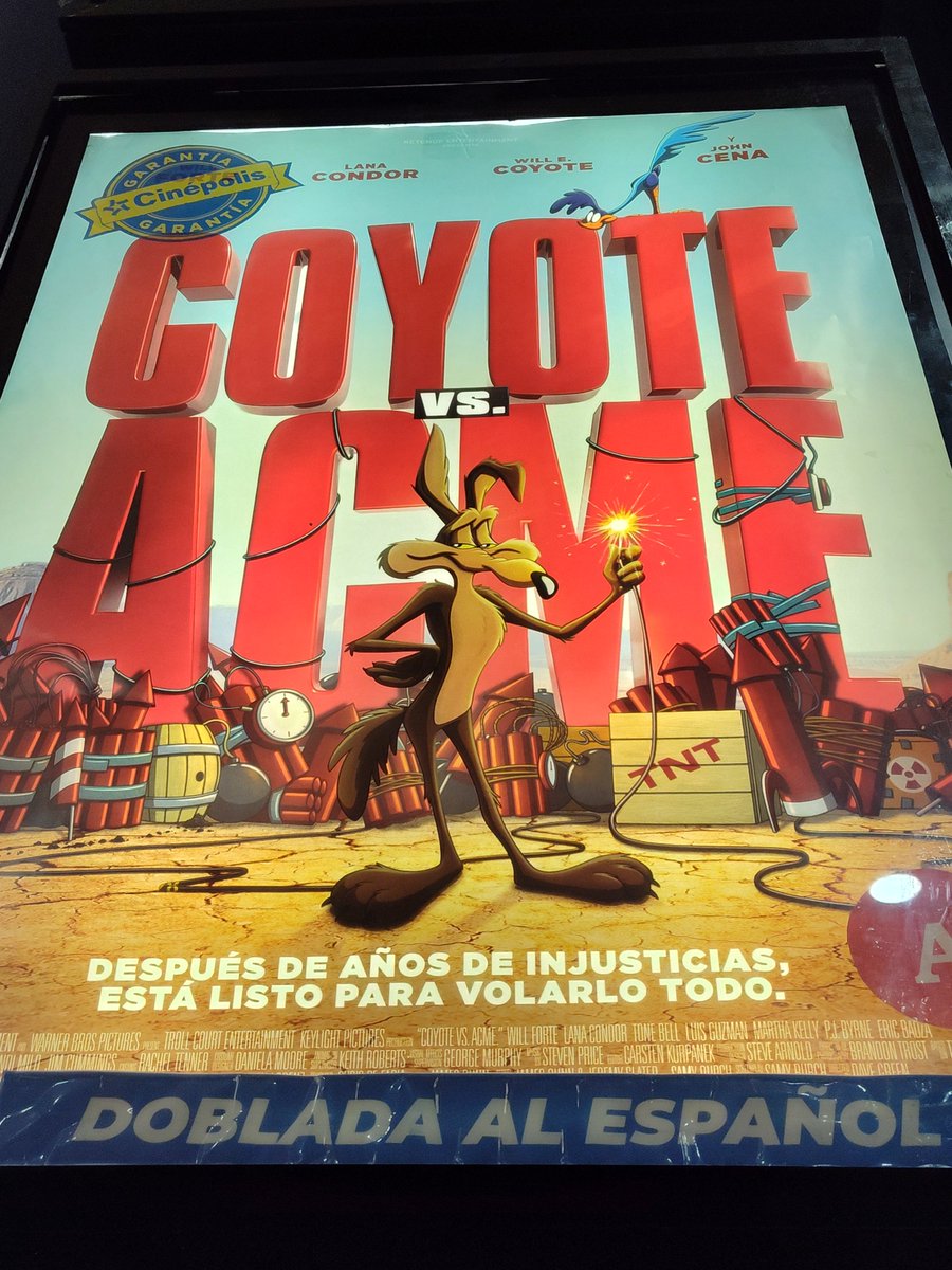 AbatiCutie's tweet photo. Estoy obsesionado.
6 veces de verla y no me canso PINCHE PELI TODA HERMOSA 💖
#looneytunes #coyotevsacme #wilerunner https://t.co/9Ad344yCIX