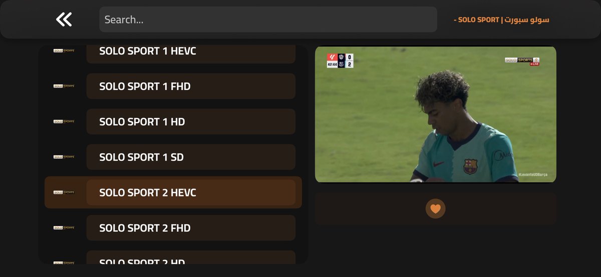 lolad048416's tweet photo. @slm922039875256 اليوم الصباح  فعلت عندهم اشتراك iptv ... والان قاعده اتابع مباراه برشلونه وبقولكم كلمه حق 🙌🏼

والله جوده عالميه ومافي تقطيع ... قاعده اقول مستحيله هذا اشتراك مباريات iptv هذا اشتراك bein جودته ما تتميز  حسابهم (@tr20120919luv ) https://t.co/074TzBBASV