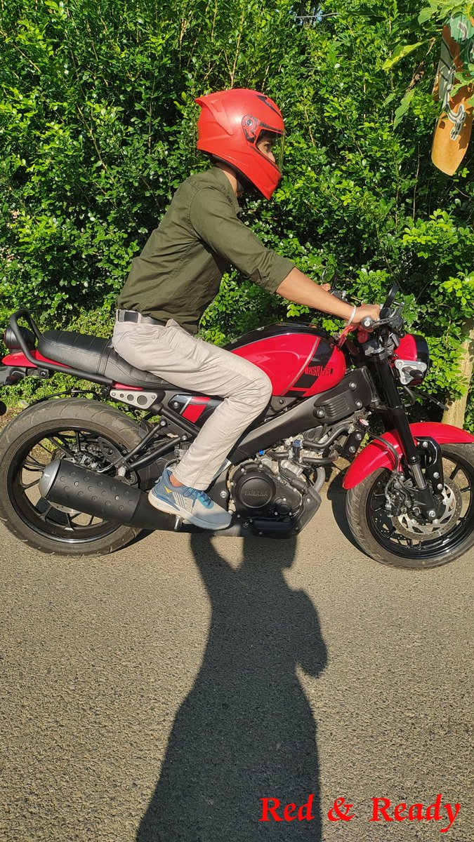 Ravinxweb3's tweet photo. Weekend special. 🔥🏍️
Red & ready to ride. ❤️
Good vibes, open roads, and a little two-wheel therapy.
Have a great weekend, everyone! ✌️
#WeekendVibes #Yamaha #XSR155 #BikerLife #WeekendRide https://t.co/y3XFPuUtsR