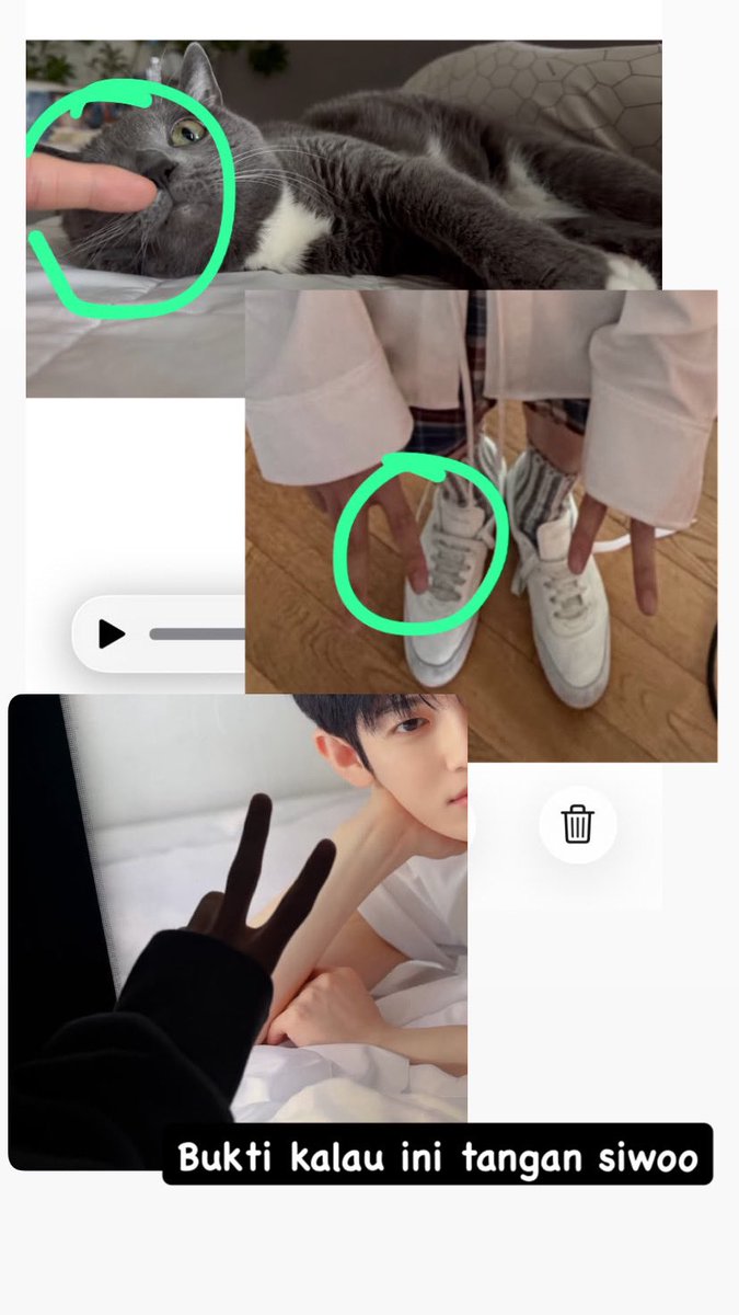 yoonwooverseina's tweet photo. 🚨 SPOTTED:PARA DETEKTIF YOONWOOVERSE, MARI MERAPAT! 🚨
Malam ini ada yang sadar gak sih timeline kepulangan Yoonsik ke rumah orang tuanya yang super suspicious tapi manis banget? 🤔✨

Yuk, kita bedah timeline dan clue manis malam ini dan kmrn: 
Timeline Malam sebelumnya:
 22:11 KST – Beres live Paper Snack + IG singkat, Yoonsik info kalau dia mampir ke rumahnya dulu.
 22:56 KST – Baru info kalau dia otw berangkat pulkam.
 22:57 KST – Tiba-tiba unggah foto Samsik! 🐈‍⬛

Nah, di sini letak teka-tekinya! Kalau Yoonsik pulkam, Samsik dititipin ke siapa hayo?
Coba perhatiin detail-detail ini baik-baik:
1. Layout Ruangan: Foto Samsik jam 22.57 itu sudut dan interiornya beda banget sama apartemen Yoonsik biasanya! 🏠❓
2. Detail Video: Di video Samsik malam ini, ada penampakan jari yang familiar banget (uhum, Siwoo! ✋) plus ada foto Yoonsik di atas meja!
Yup! Kemarin kan habis ketemu Siwoo, jadi udah jelas banget Samsik dititipin ke 'Eomma' Siwoo selama Yoonsik mudik 😭🤏❤️

Menurut kalian gimana? Ada yang nemu easter egg atau detail tersembunyi lainnya di video semalam? Coba drop tebakan & screenshot bukti kalian di kolom balasan! 👇🔥  -Bunny🐰