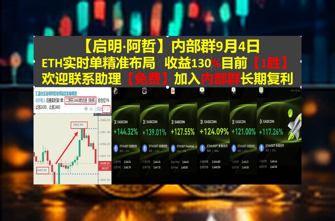 ekfowldoi's tweet photo. Make today so awesome that yesterday gets jealous.
开仓没有思路？分享行情观点与交易方向。鬼谷研究院🥰大宇🔎项目🔸经济
盈亏平衡🎦风险管理🐆非小号🦟自动做市商
ETH 加密货币 OKX  免费合约跟单社区👉【主页简介  @fzy988】👈 https://t.co/JRR7W9sBIH