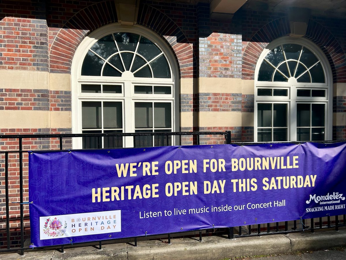 SimonGBrooks's tweet photo. I enjoyed the annual Bournville Heritage Open Day 2026, yesterday!

#BournvilleHeritage #Bournville 💜 https://t.co/Ktu4Fanmet