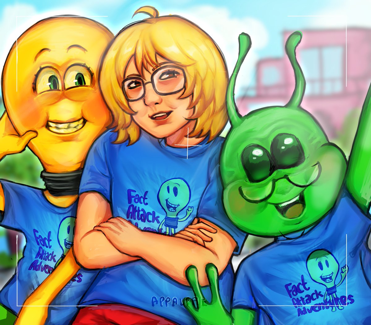 appalpae's tweet photo. MORE FAA ART I lob them here sm especially martian they so cute #fanartㅤㅤㅤㅤ #factattackadventures #facty #artmoots https://t.co/aSxdNngG77