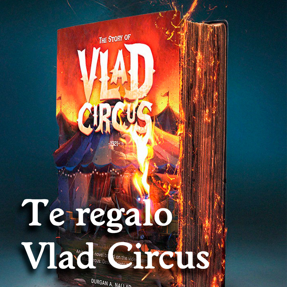 Durgan's tweet photo. 🔥 Che, con motivo del Cuarto Encuentro Federal de Narrativas Interactivas organizado por @acciondev les regalo la versión electrónica de la novela de Vlad Circus. ¡Aprovechen!

🔥 Los espero este lunes 14/9 a las 18:30 para contarles por qué pensar transmedia es importante y el backstage narrativo de los videojuegos y la novela.

🔥 Se meten al canal de YouTube de Acción Dev y le activan la notificación para que les avise cuando arranque.

🔥 https://t.co/aHIPR0Ce0W

🔥 ¡LOS ESPERO, PAYASOS!
Además, les voy a regalar algo extra. 
.
.
.
@VladCircusGame  #narrativa