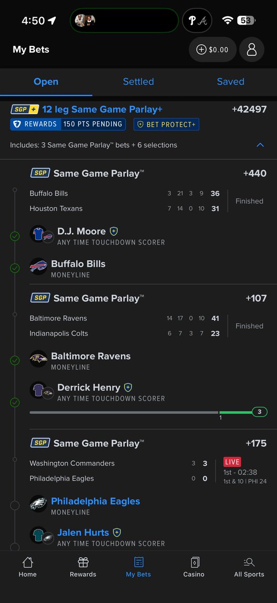 RyanH152's tweet photo. We’re sweating #Gambling𝕏  #NFL https://t.co/6TrQo8J6iq