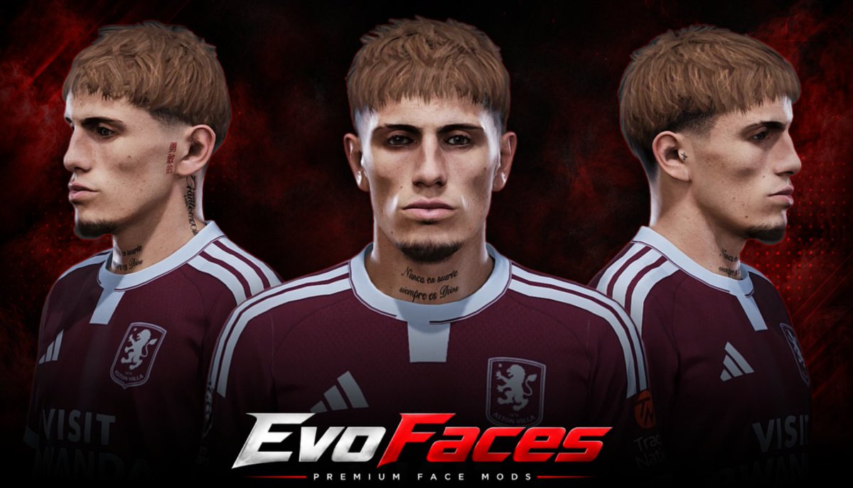 evofaces1's tweet photo. EvoFaces added a new item to their Shop. 

Alejandro Garnacho V5

Pes 2021 &amp; FootballLife

Membership = FREE

❌ DLSS 5 Previews
✔️ In Game Preview
✔️ Tattoos

#pes2021 #efootball #FootballLife #pesfaces #evofaces #garnacho #astonvilla

https://t.co/gSyRfg7U7u https://t.co/oTdmEBs6YV