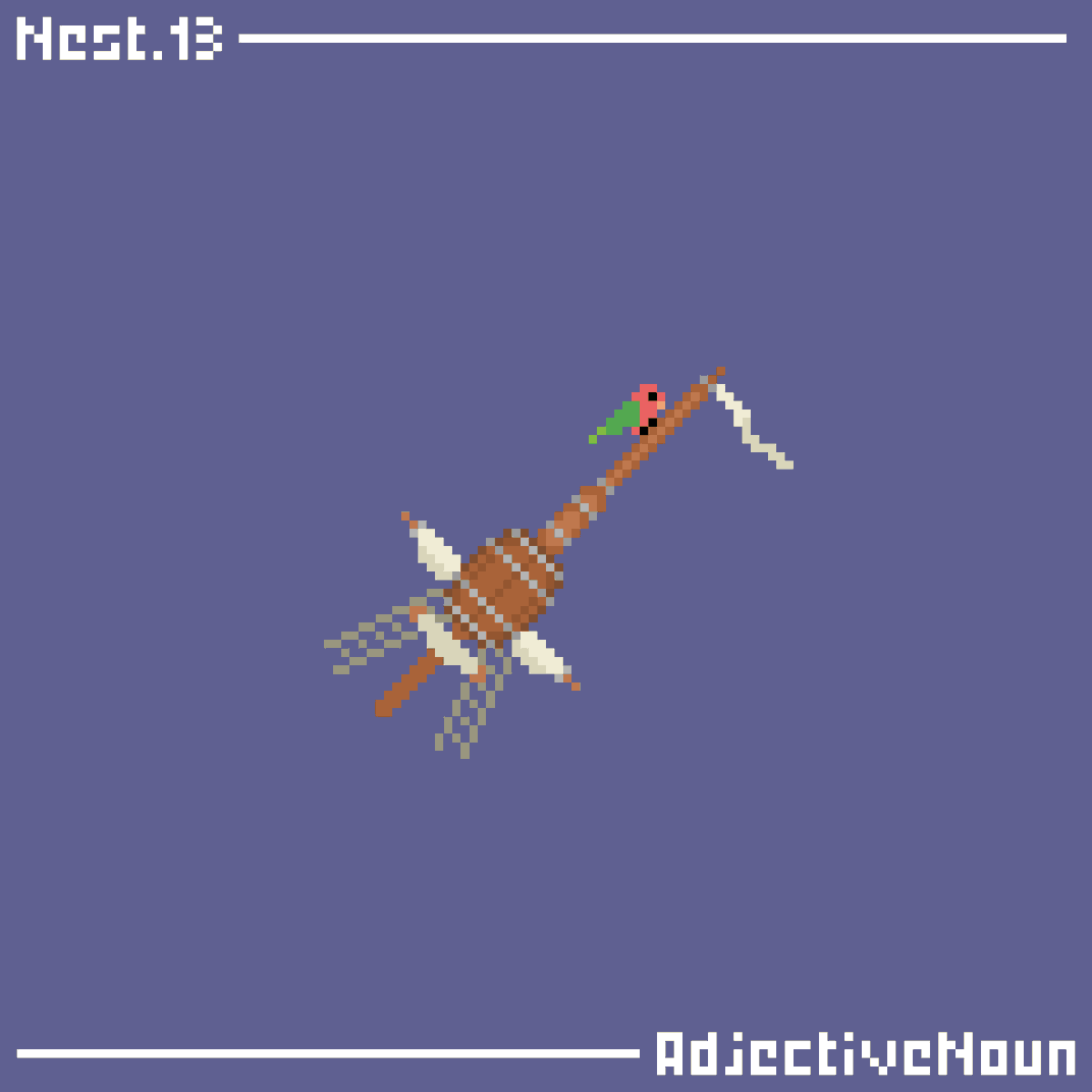 _AdjectiveNoun's tweet photo. Day 13 of #swordtember! - Nest 🦜
#swordtember2026 https://t.co/smNj5hSA8x