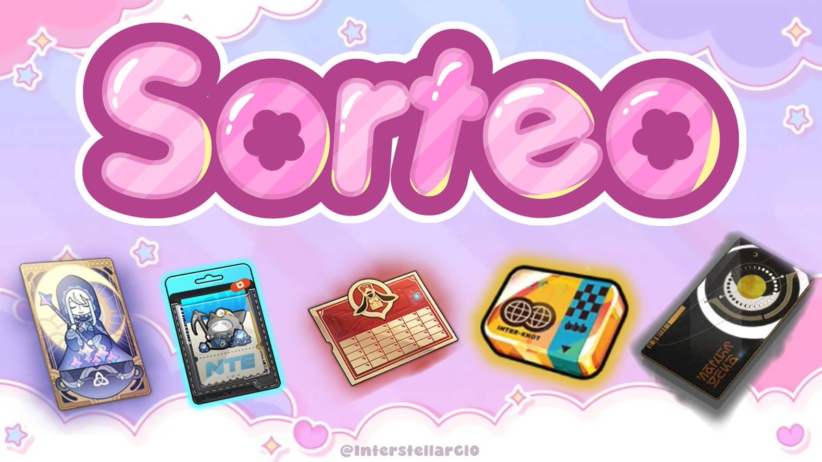 InterstellarGl0's tweet photo. ✨SORTEO DE x4 SUSCRIPCIÓN MENSUAL en GENSHIN, ZZZ, HSR, WUWA O NTE✨

Requisitos:
- Darle Like y RT a este post ✅
- Seguirme y seguir a @TashiVT ⭐️
- Comentar el gacha que te guste más y tu pj favorito 🎉

4 GANADORES

Finaliza 20/09