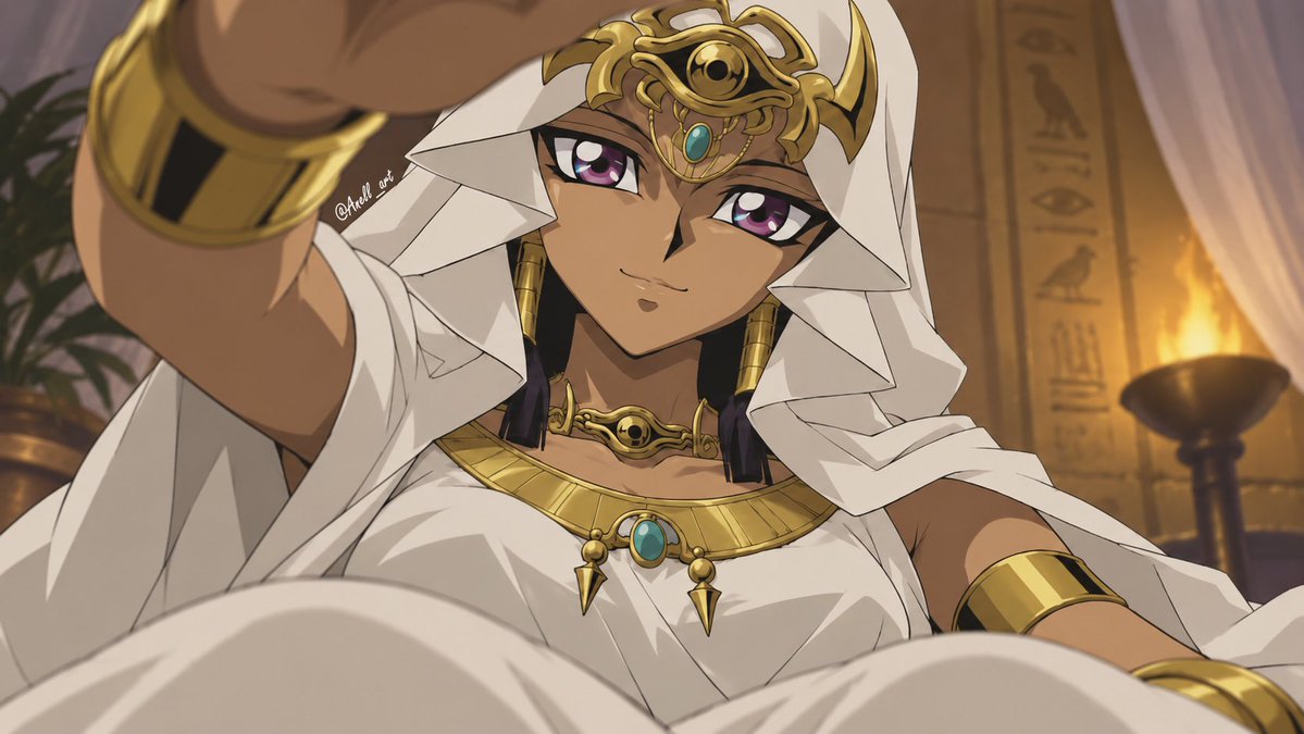 Anell_art's tweet photo. "I know you've been hard at work, I'm proud of you."
#YGO #YuGiOh #遊戯王 #イシズ・イシュタール #IshizuIshtar #SFW https://t.co/RmI13euF5s