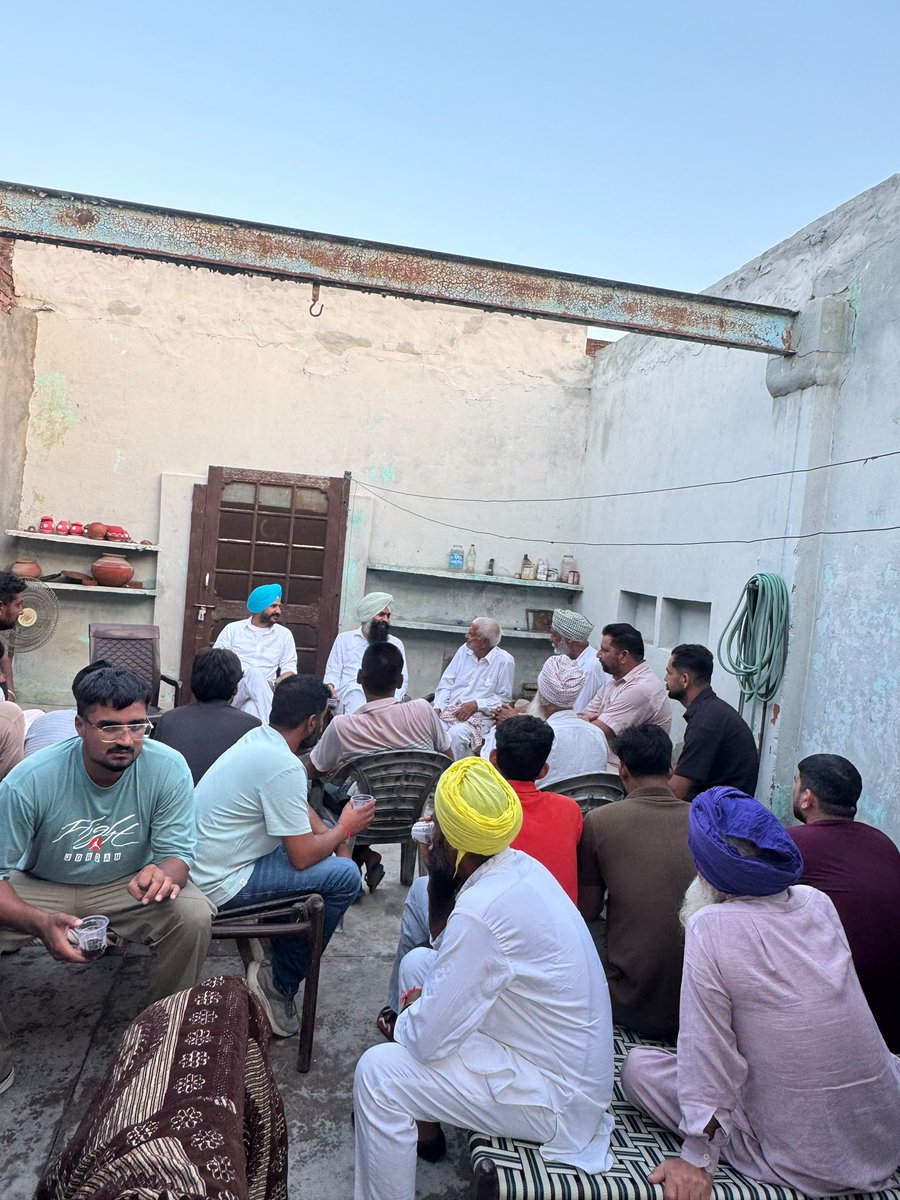 onkarsidhu's tweet photo. Today, met with residents of Rajindra Puri and Manna villages of dhuri constituency and discussed the BJP Government’s policies, development initiatives, public welfare schemes and local issues.

Grateful for the love, support and trust of the people. 🙏

People’s Support — Our Strength. Together, Towards Development. 🇮🇳
@BJP4Punjab @MSBADAL @DrSatishPoonia