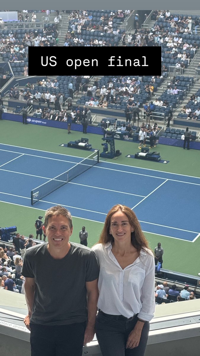 inakib's tweet photo. No Sinner, Alcaraz or Djokovic this year.
Still exciting to be here for the #USOpenFinal 🎾 https://t.co/qeUgxXuj2K