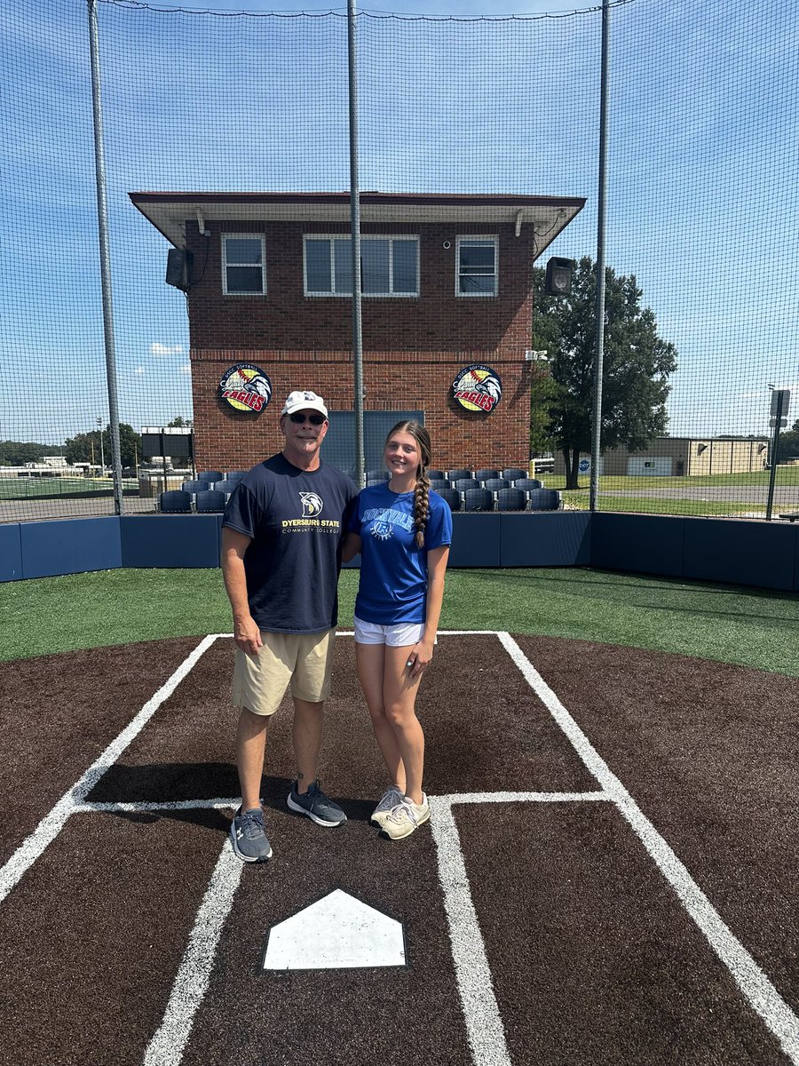 FionaJ66634's tweet photo. Still smiling from my visit with Dyersburg State! Huge thank you to Coach Rhodes for the tour, the conversations, and feeling so welcomed! Received an offer and so grateful for this opportunity! 
@DustyRhode87739
@CCoachlyons7 https://t.co/fpCnMEuPQb