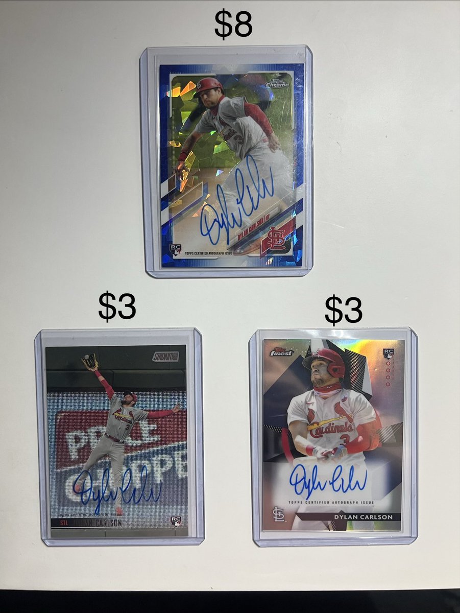 DeCalCards's tweet photo. @collec_sport @BeesMythicBoxes Prices are shipped pwe https://t.co/aV8dce5Txp