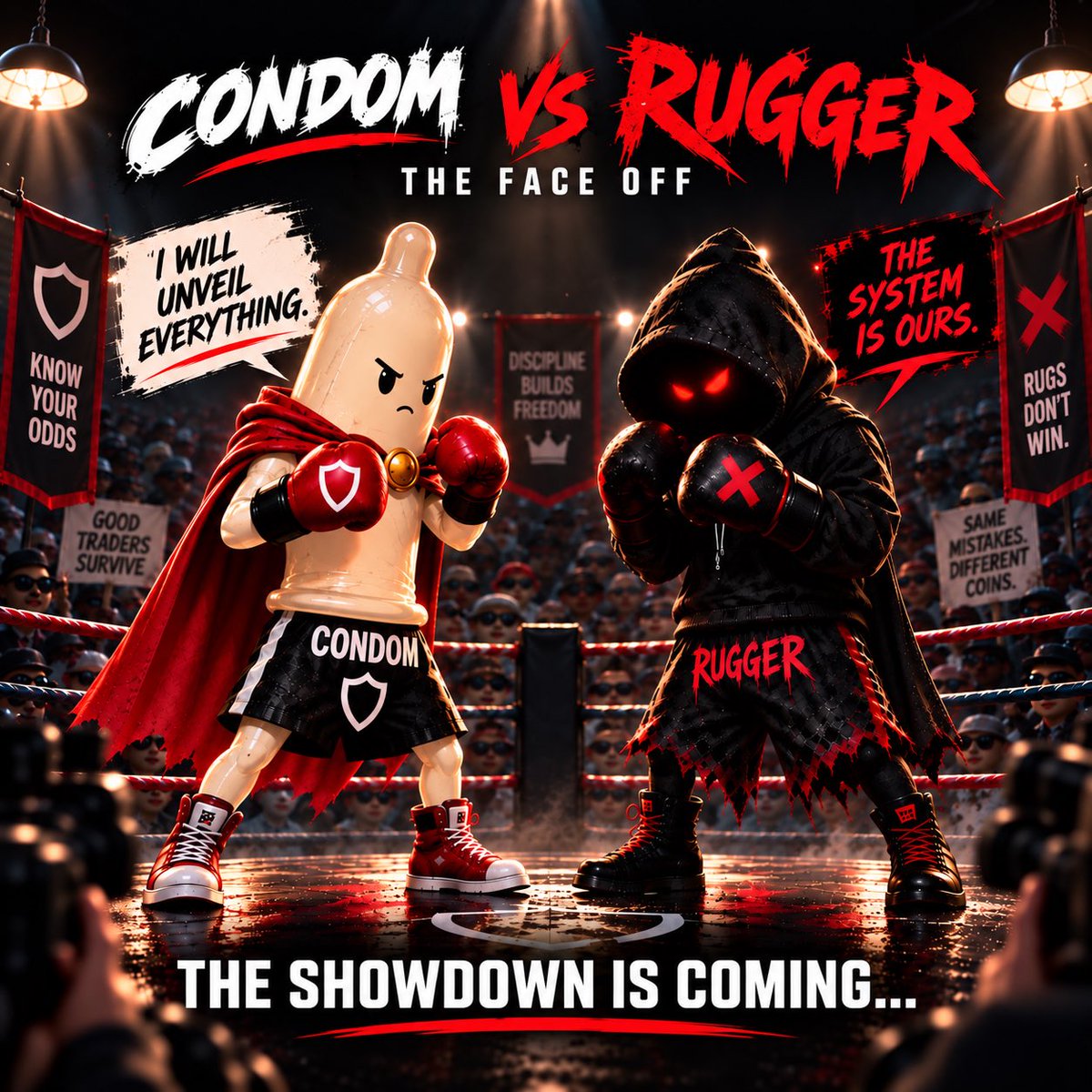 CondomOnChain's tweet photo. There’s a war coming…

Whales, ruggers, influencers and insiders have abused the trenches for far too long.

The trenches are the lifeblood of crypto. They deserve a fairer fight.

Our mission is simple:
Expose. Protect. Level the playing field.

Together, we will make the trenches harder to exploit.

The mask is coming off. 🛡️

#Solana #Crypto #PumpFun #Memecoins