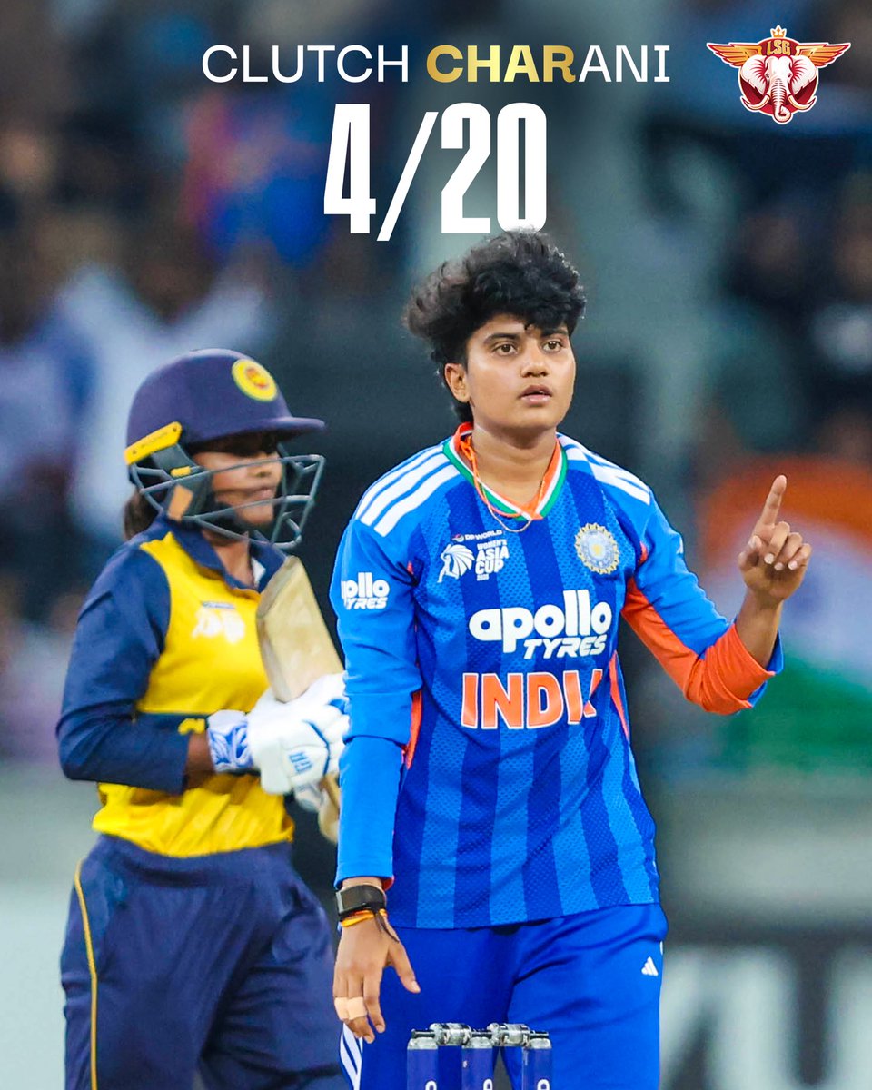 LucknowIPL's tweet photo. Turn it like Sree Charani: Final edition 😮‍💨🥵 https://t.co/sqKMH4HZ7b