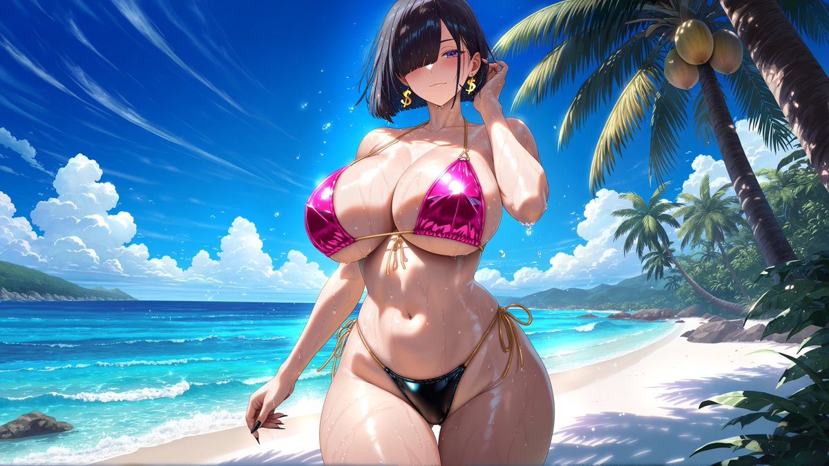 SpoilLaura2D's tweet photo. Whats up cuties ~ Today I decided o give you a little treat!

A beautiful wallpaper you can use of your perfect Queen enjoying paradise ~

Wouldn't that be best? Getting to look at me whenever you might open your computer... and if you behave, I might even give you one for your phone as well ~

So download it and use it. Show me the results in DMs ~

Mwaaah ~ 🖤