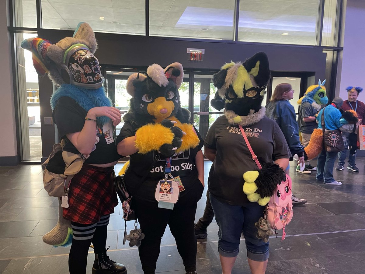BirbGoBoom's tweet photo. Last few pictures I got @FurryMigration ! Not going back today but had a lot of fun!! Definitely one we plan on coming back to 🐝❤️
Ps. The fumes yumeship panel was so cute! Wish I would have gotten pictures of it

#Furry #Fursona #Fursuit #FurryMigration https://t.co/sFjicO74Nu