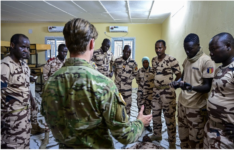 USSOCAF's tweet photo. 🇺🇸🇹🇩Building readiness through hands-on training and shared expertise. 

Soldiers from the 91st Civil Affairs Battalion teamed up with Chadian partners for medical training during a #JCET in N’Djamena underscoring the commitment of the #USChadPartnership to a stable 🌍. 

@USAfricaCommand 
@USEmbNDjamena