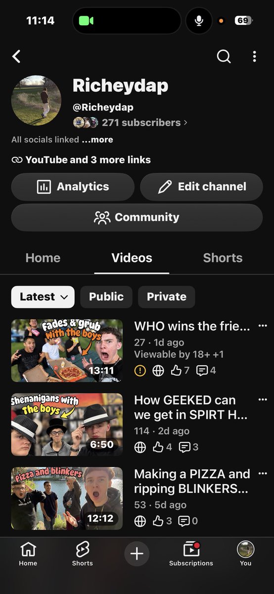 richeydap's tweet photo. Yo what’s up everyone 
I just posted a new video on my YouTube channel 
Richeydap on yt if you would like to check it out #youtube https://t.co/VNnnXe2oJX