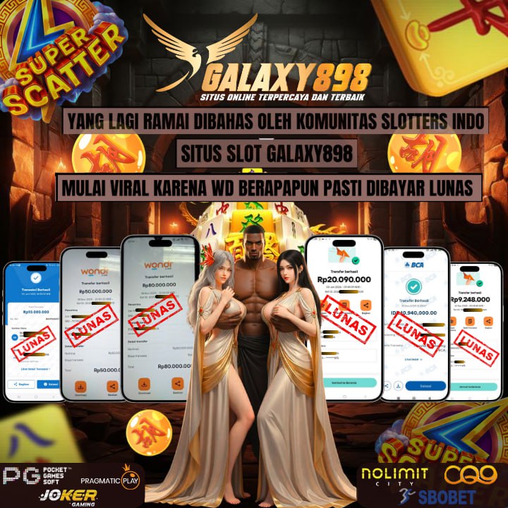 _galaxy898's tweet photo. 📣  GALAXY898 SLOT GACOR
🥳  BONUS NEW MEMBER 20%  ✔️
🥳  BONUS DEPOSIT 10%  ✔️
😏  BONUS REBATE HARIAN 1%  ✔️
😏  BONUS CASHBACK 3%   ✔️
🫴 EVENT Mistery Box ( claim 3x/hari )  ✔️
😎  PULSA TANPA POTONGAN ✔️

Link Alternatif: https://t.co/uw7GMPbev7
#slotgacor #slotonline #slot https://t.co/1gCtldzPsB