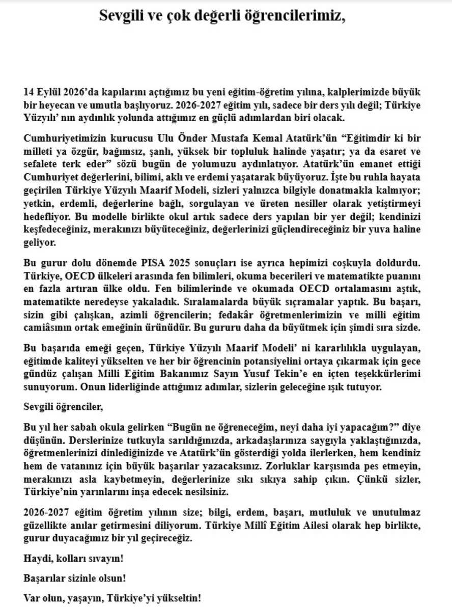 MuammerSahinOO's tweet photo. Önceki yıllarda canlı ulusal yayınlarla açtık okulumuz Muammer Şahin Ortaokulunu sene başlarında. Yine ellerinde bayraklarla heyecan içinde açacaklar miniklerim okullarını 14 Eylül’de. @Yusuf__Tekin @farukyelkenci @ebubekirsavasci @semsettindurms @fazilet_durmus @HasanYILDIRIM61 https://t.co/lv6RHJLRgE