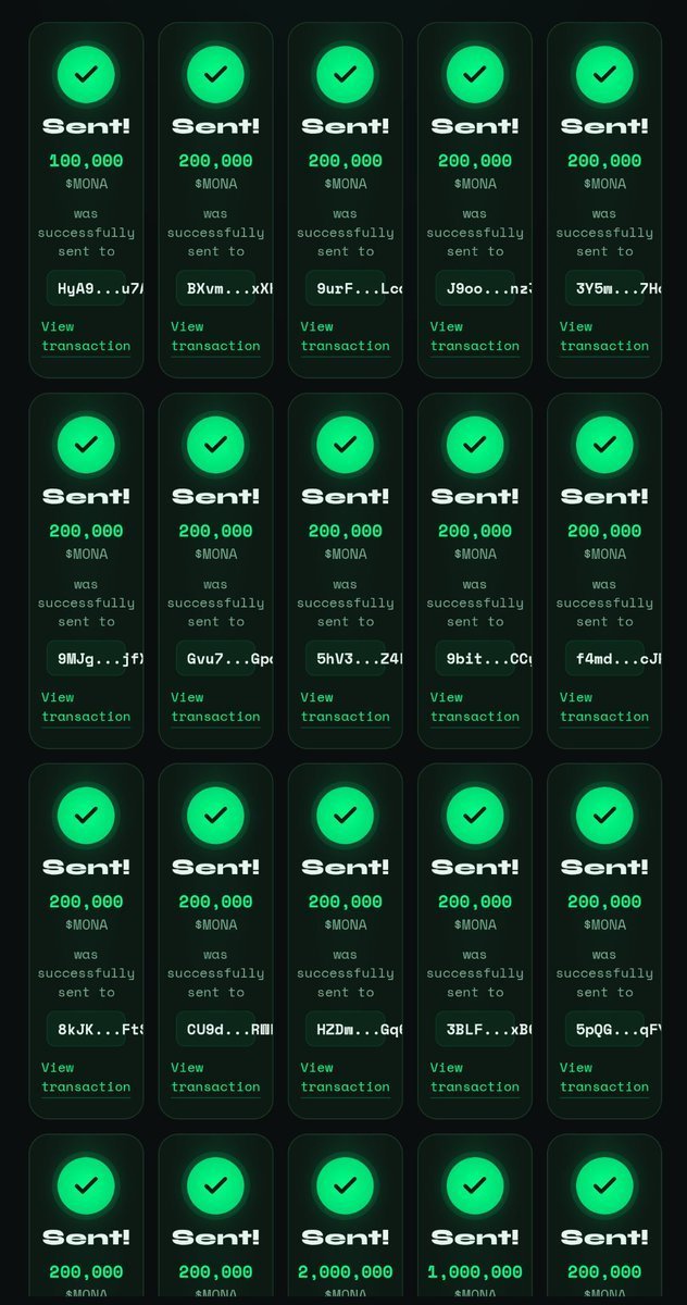 Monasolanatoken's tweet photo. Just drop your Solana $SOL address &amp; RT PINNED POST ♻️

Every wallet gets 200,000 mona🪂

First 1k wallets ⬇️ #Airdrop https://t.co/T2f4Q3To3H